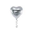 Picture of FOIL BALLOON HEART SILVER 18 INCH